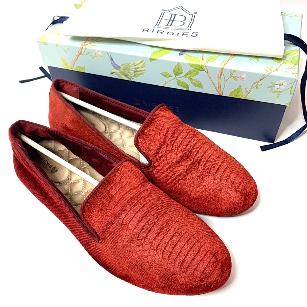 Birdies Starling Flat  Burgundy PHYTHON